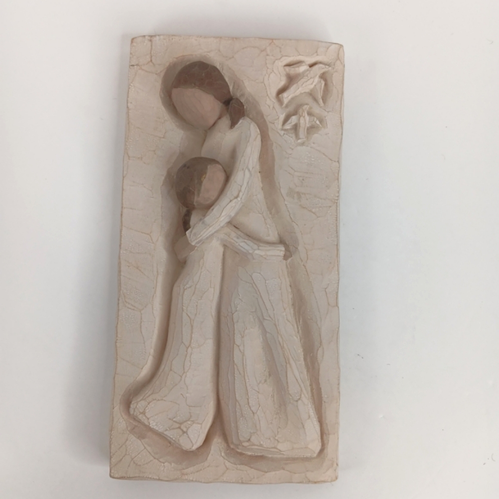 Willow Tree Mother & Daughter Sculpture Wall Decor Susan Lordi Resin Collectible